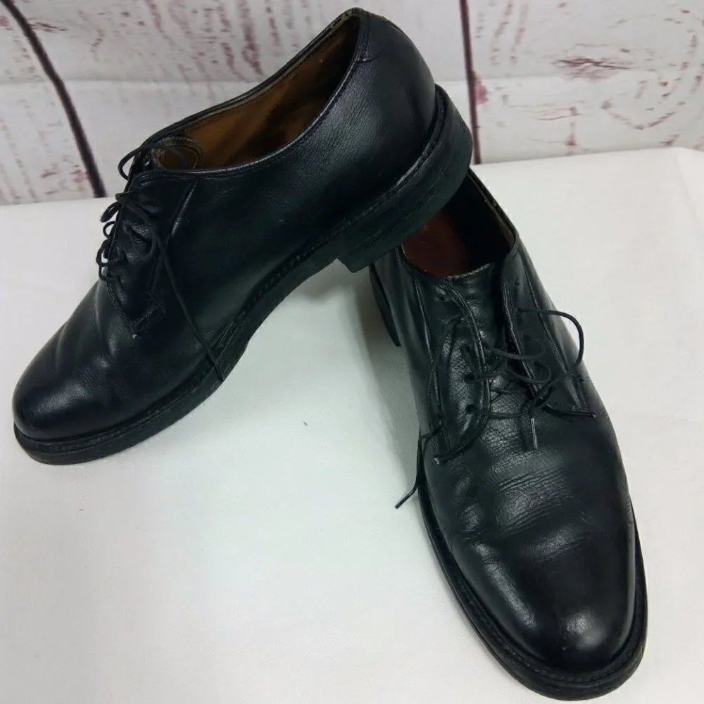 Mark XII Rare Oxford Black Leather Dress Shoes
